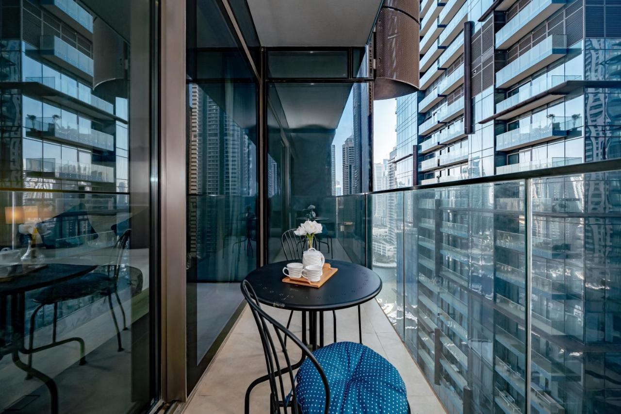 Higuests - Unique Studio With Stunning Panoramic Marina Views Дубай Екстер'єр фото